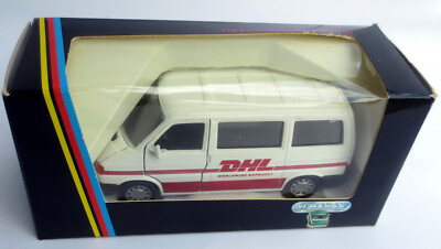VW Bus T4 DHL Transporter Schabak Modell Bulli weiß Kombi 1:43 1060 Volkswagen