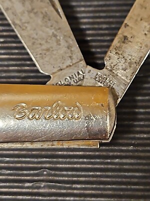 Vintage Barlow Colonial Knife Co 2 Blade Pocket Knife Usa Made New