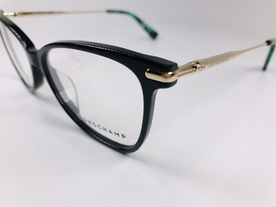 New LONGCHAMP LO2636 001 Black Eyeglasses 55mm with Case | eBay