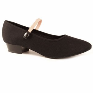 low heel character shoes