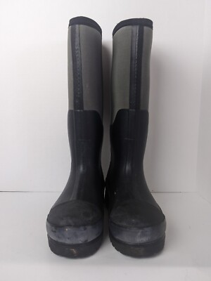 HISEA Hunting Boots for Men Waterproof Insulated Rubber Boots Mens Sz 6 Defect 