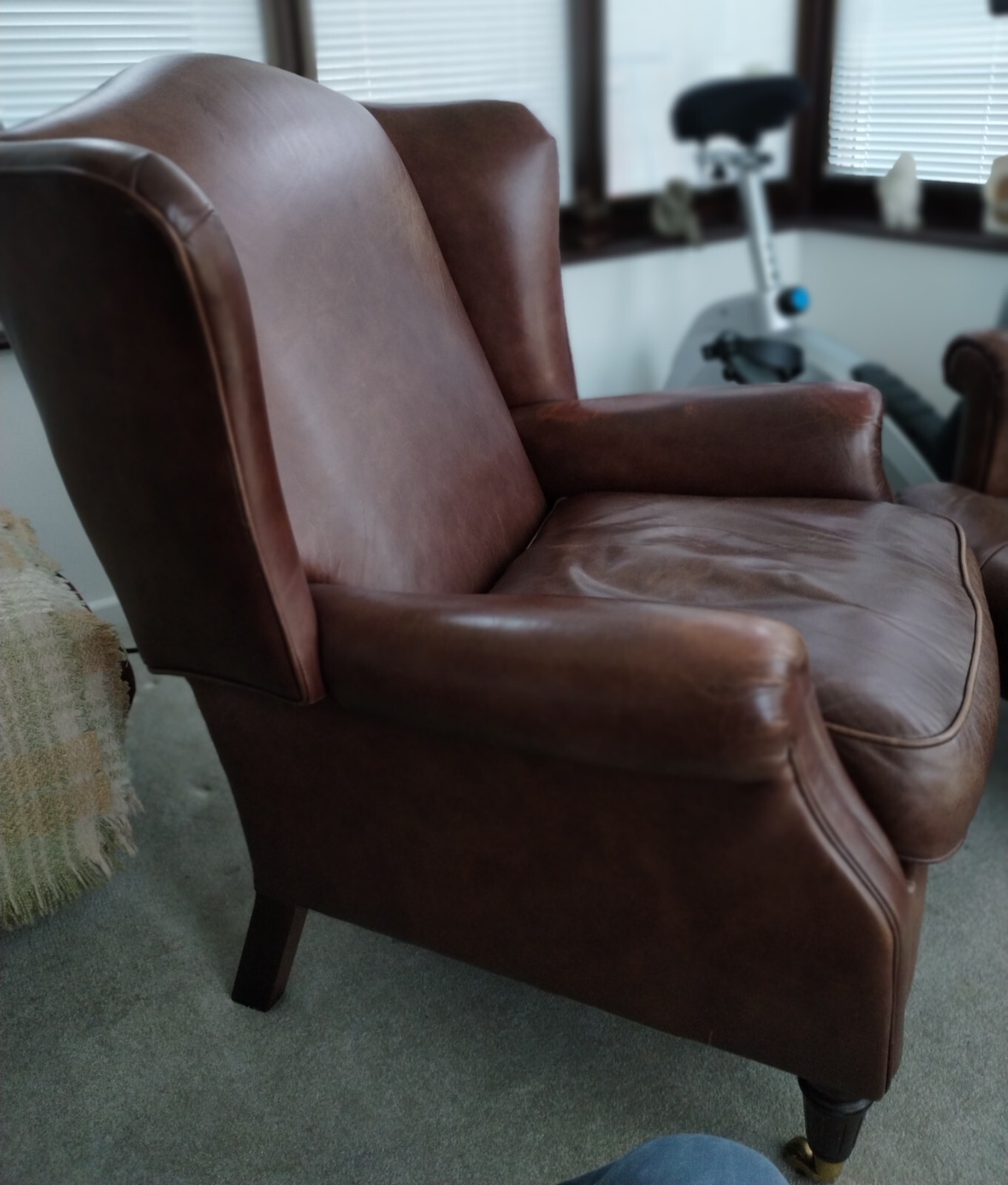 Leather Laura Ashley Southwold Recliner Armchair eBay