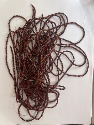 THREE (3) STRANDS 3MM 16'' STRAND  REDDISH/BROWN JASPER BEADS BELOW WHOLESALE!!!