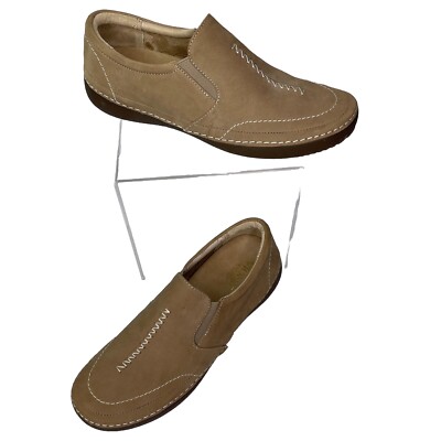 Vionic 456 Addison Leather Slip On Walking Shoes Sneakers Womens 10 Tan