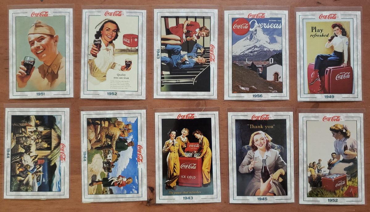 Coke Coca-Cola Collectible Cards Series 2 Lot of 10 B | eBay