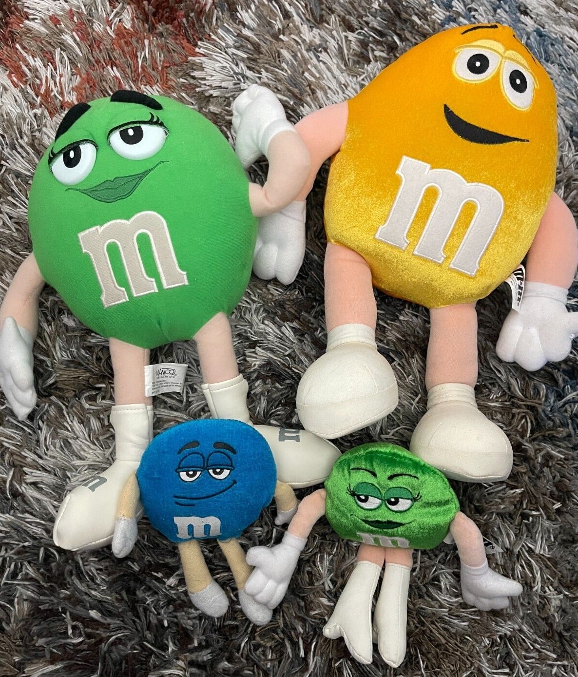 Lot of 4 M&M Stuffed Animals Vintage Collector's Candy Toys eBay