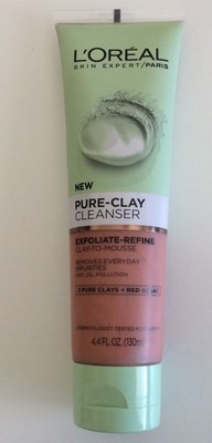pure clay cleanser exfoliate & refine
