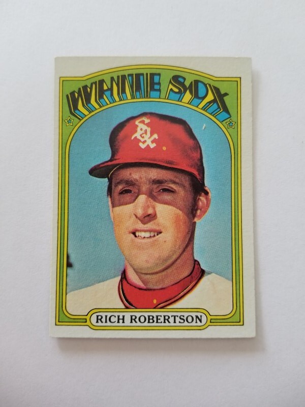 RICH ROBERTSON 1972 TOPPS BASEBALL CARD #618 CHICAGO WHITE SOX | eBay