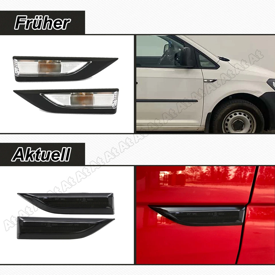 LED Seitenblinker Für VW T6 Transporter VI Bus Multivan BJ. 2015-2019 Blinker - Bild 4 von 4