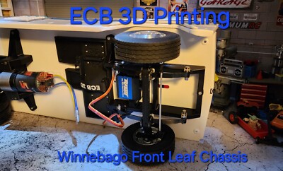 ECB 3D Printing Front Leaf Chassis for the Tonka Winnebago