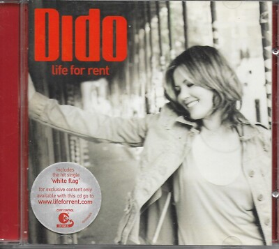 Dido-Life For Rent 11-track CD album Arista Records 2003 White Flag
