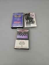 Aerosmith USA Cassette Tapes x3 Rocks, Pump, and Classic Live