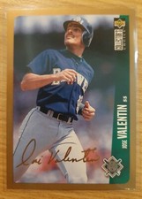 1996 COLLECTOR'S CHOICE GOLD SIGNATURE JOSE VALENTIN #598 MILWAUKEE BREWERS