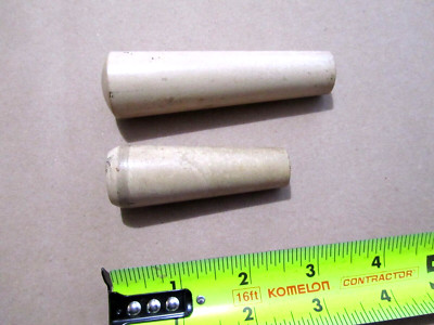 Two White Handles Knobs From Delta/Rockwell 33-285 10'' Radial Arm Saw