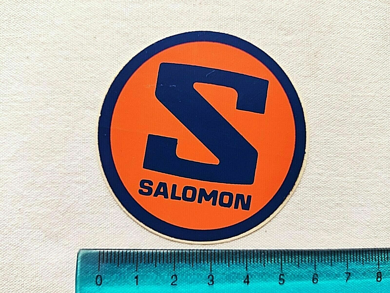 ADESIVO SALOMON SCI STICKER AUTOCOLLANT VINTAGE 80s ORIGINAL