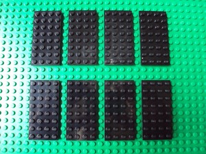 black lego baseplate