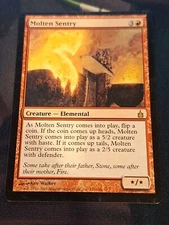 Molten Sentry - Ravnica: City of Guilds Magic the Gathering MTG Nice!