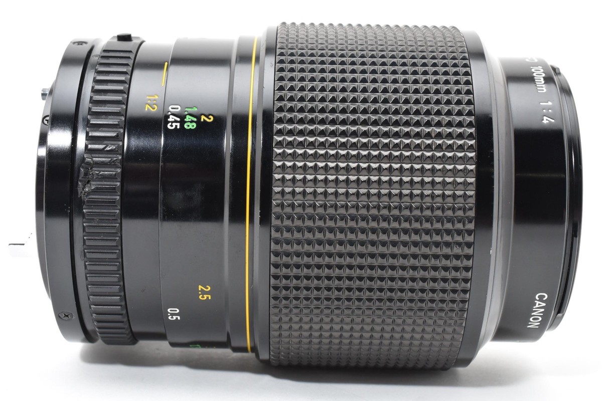 レンズ(単焦点) CANON NEW FD MACRO 100mm f/4 #8022 CANON NEW FD MACRO 100mm f/4 MF NFD Lens [Optical Near Mint,Tested