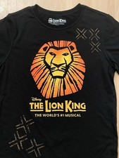 The Lion King Disney The World's 1 Musical T-Shirt Medium Short Sleeve Lion Tee