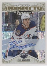 2018 Upper Deck Parkhurst Prominent Prospects Gold Evan Bouchard #PP-6 Auto i9o