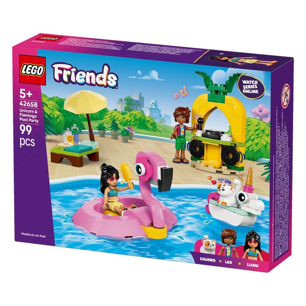 LEGO Friends Unicorn & Flamingo Pool Party 42658 NEW 2025 PRE-ORDER
