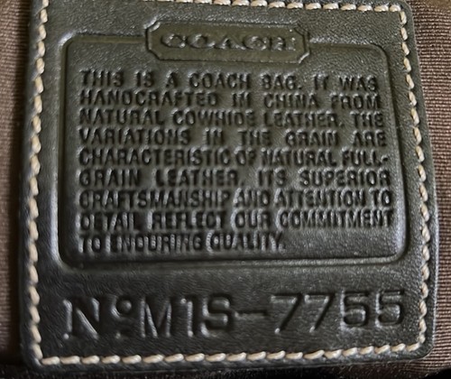Vintage Coach Hampton Satchel Bag Purse Black Leather by Coach, $85 - Photo 4
