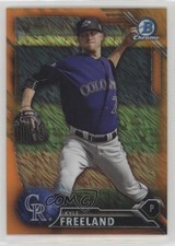 2016 Bowman Chrome Prospects Orange Shimmer Refractor Kyle Freeland #BCP174 2r7