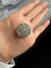 Royal Coat of Arms 50p Coin 2022 King Charles III Extremely Rare