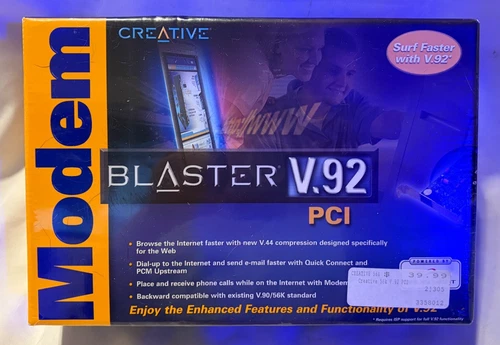 Creative Modem Blaster v.92 PCI - New Sealed Box