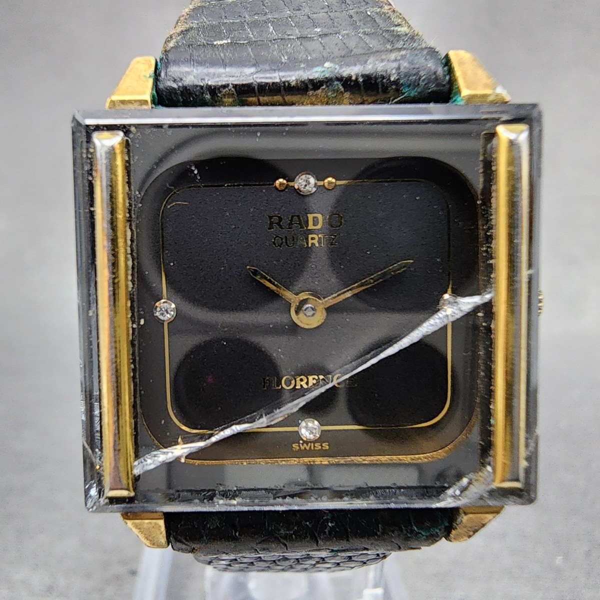 RADO FLORENCE ゴールドダイヤモンド 電池切れ RADO FLORENCE ゴールドダイヤモンド 電池切れ ラドー フローレンス