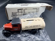 ERTL 1931 hawkeye Tanker Truck Oil Can Henry  s Rare 1/34 NEW