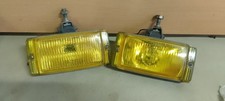 Coppia Fari Fendinebbia Bosch Halogen Gialli vintage per FIAT 127 128 A112 OPEL