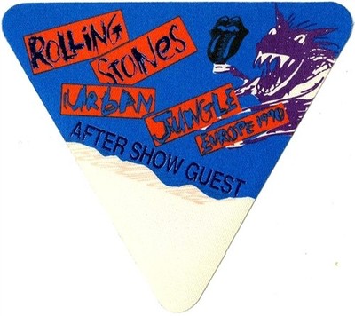 Rolling Stones 1990 Steel Wheels concert tour After Show Backstage