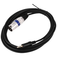 3 Meters 3.5mm Stereo Jack Plug to 3 Pin XLR Male Cable Microphone Audio4685