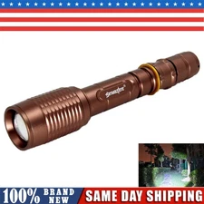 Portable Super Bright 350000LM Zoomable Flashlight Outdoor Waterproof Lamp Torch