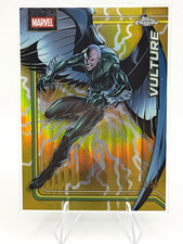 2026 Marvel Topps Chrome Vulture #192 Gold Lightning Refractor 32/50