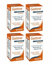 HealthAid Gastone Pack of 4 x 60 Capsules (240 Capsules) 4 count (Pack 1)