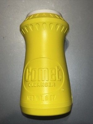 Vintage Comet with Chlorinol Cleaner Plastic Bottle Shaker 6oz Yellow 1970s? P&G