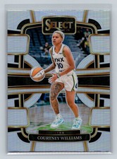 2024 Panini Select WNBA #54 Courtney Williams Concourse Silver Prizms