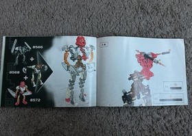 LEGO Bionicle Toa Pohatu Nuva Complete with Instructions Manual &bull; Set #8568