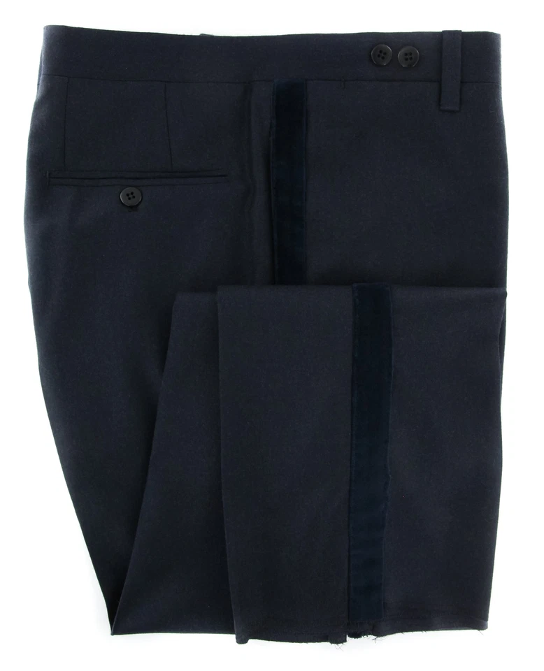 Orazio Luciano Navy Blue Wool Tuxedo -  38/48 - (S111166) - Image 3 of 4