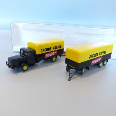 Wiking 1:87 8860539 Büssing 8000 Koffer Hängerzug Jacobs Kaffee in OVP RR9265