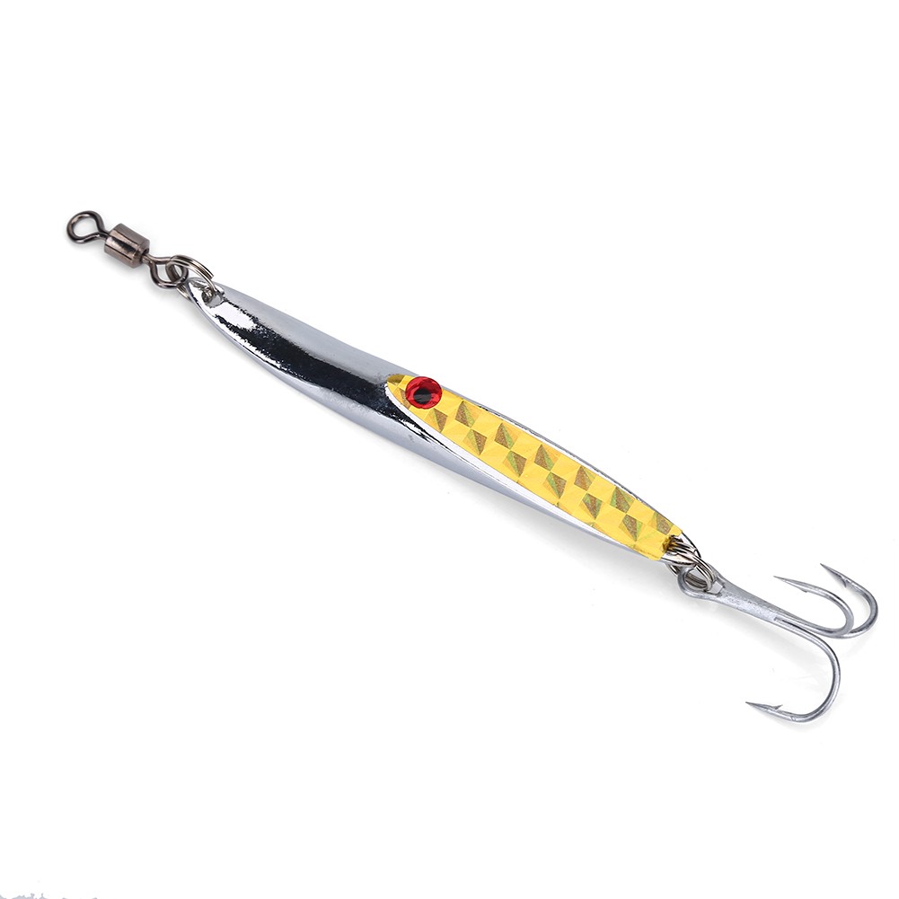 1-Pack Metal Hard Spoon Lures For Bass Fishing Recommended