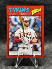 2026 Topps Heritage Red Border #226 Ryan Jeffers Minnesota Twins
