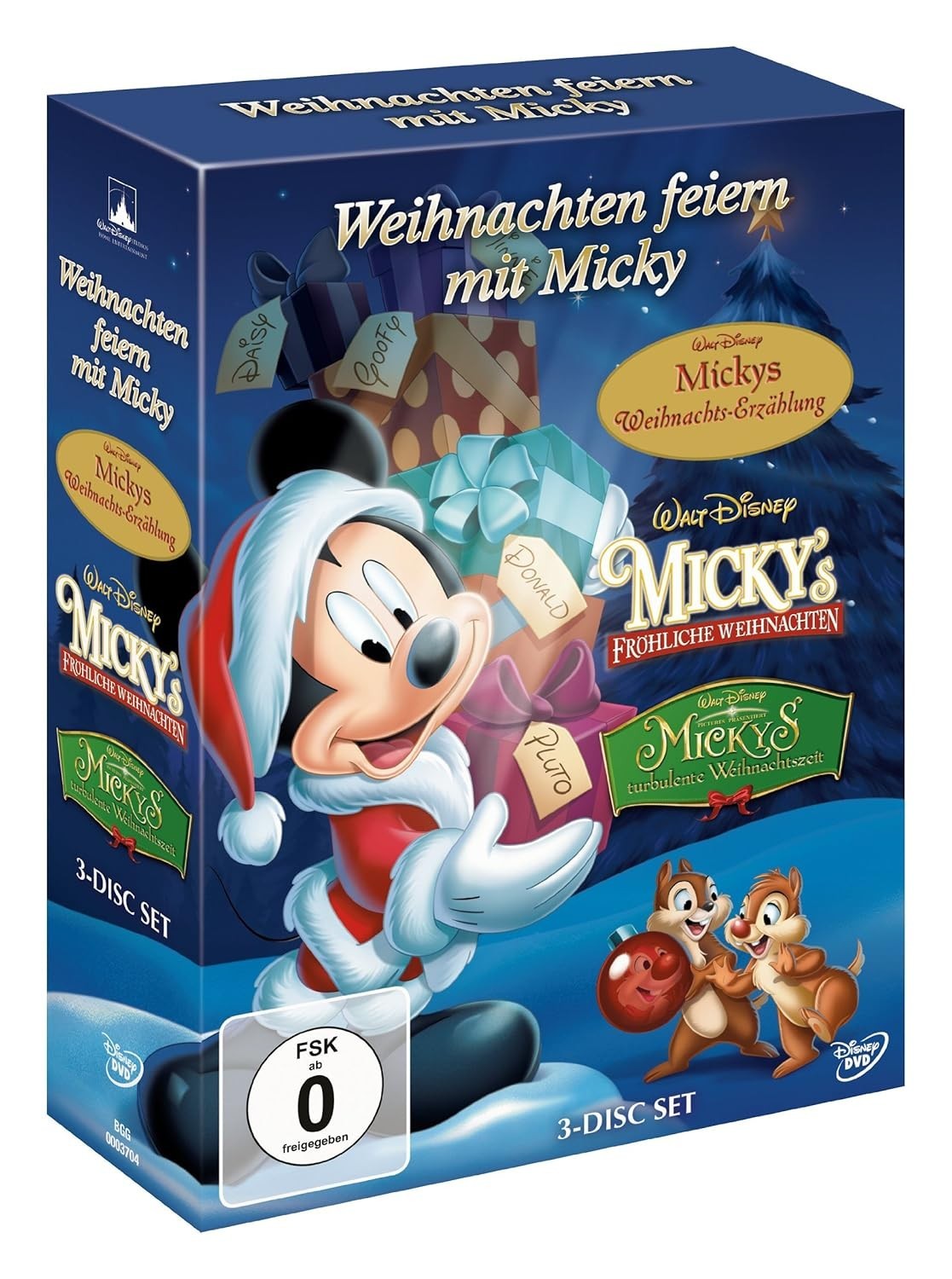 Weihnachten feiern mit Micky [3 DVDs/NEU&OVP] Erzählung/turbulente/fröhliche Wei - Bild 2