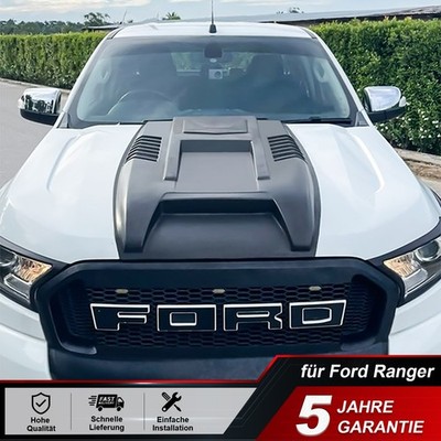 Haubenhutzen Motorhaube Lufthutze Für Ford Ranger 15-22 Mattschwarz Raptor-Stil