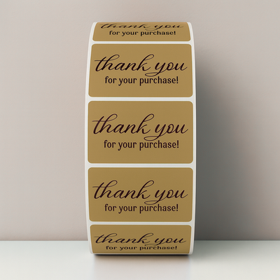 #ad Thank You for Your Purchase Labels 2x1 Inch – Small Business Packaging Stickers $2.99