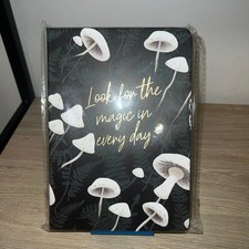 Look For The Magic in Every Day Faux Leather Journal - Mushroom Dark Green, 6x8