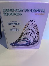 Elementary Differential Equations  C. Henry Edwards and David  Penney Hardcover