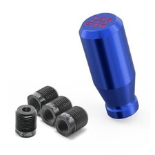 Blue Aluminum Weighted Shift Knob   Universal 5 Speed Manual Gear AAW-B-04-03